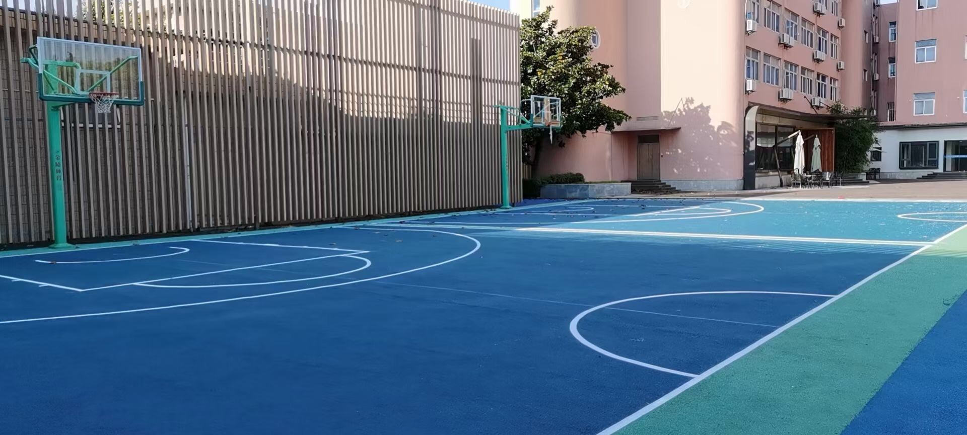篮球场地坪划线